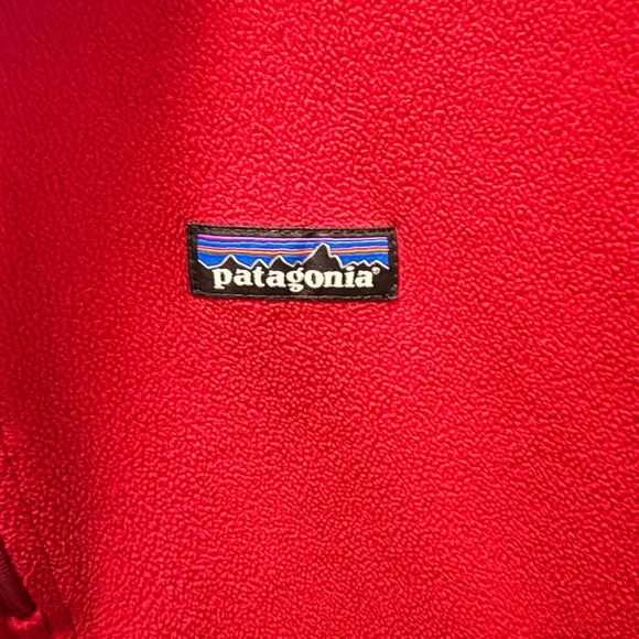 Patagonia Women's Vibrant Red Half-Zip Pullover - Picture 3 of 6